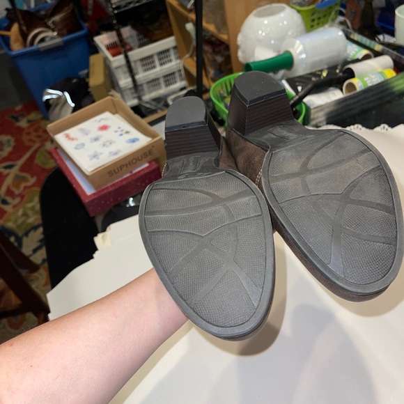 Naturalizer Kaz Women’s Loafer Brown Size 10M | Round Toe | 3” Block Heel | NEW - Picture 4 of 9